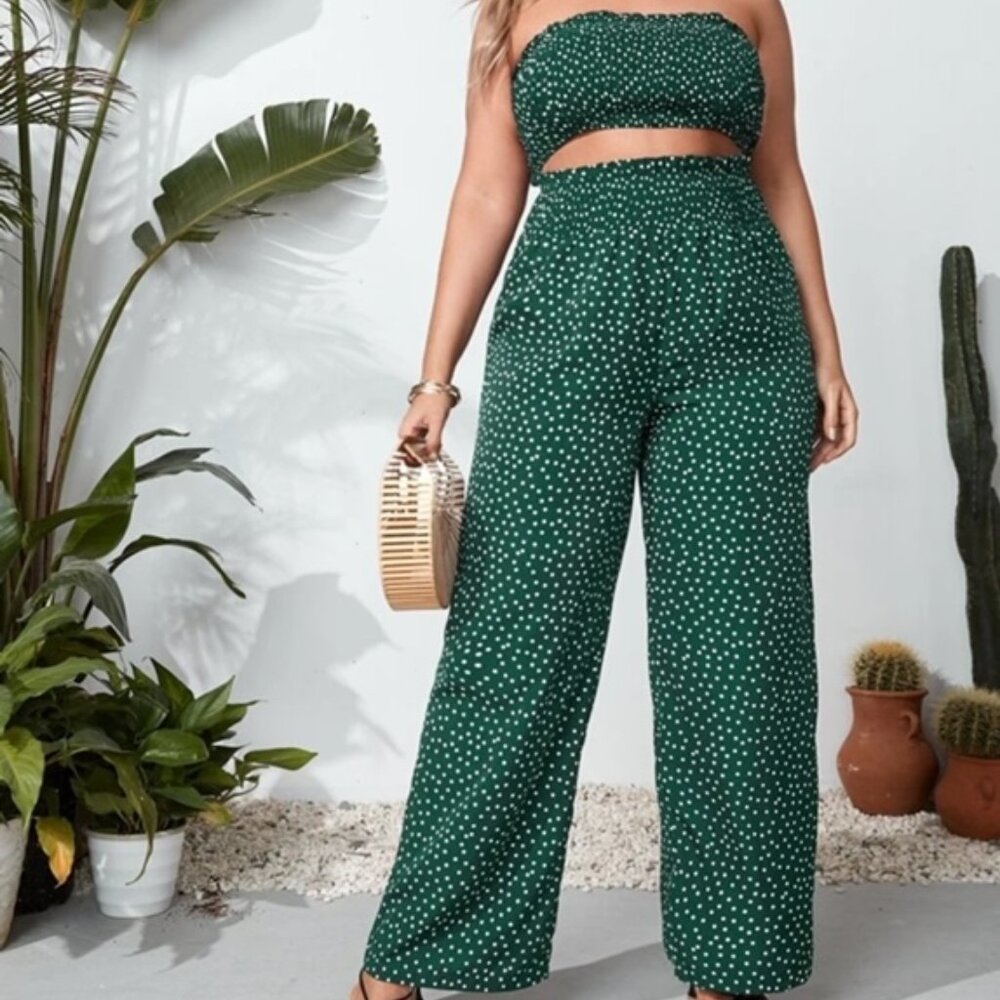 2 Piece Wide leg pant set